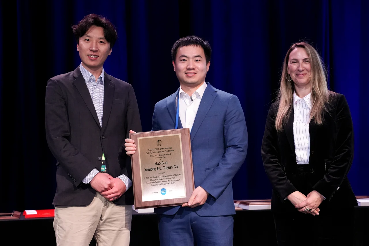 February 2026 lab news: Hao and Yaolong’s ISSCC 2025 paper received the ISSCC Lewis Winner Outstanding Paper Award . Ha